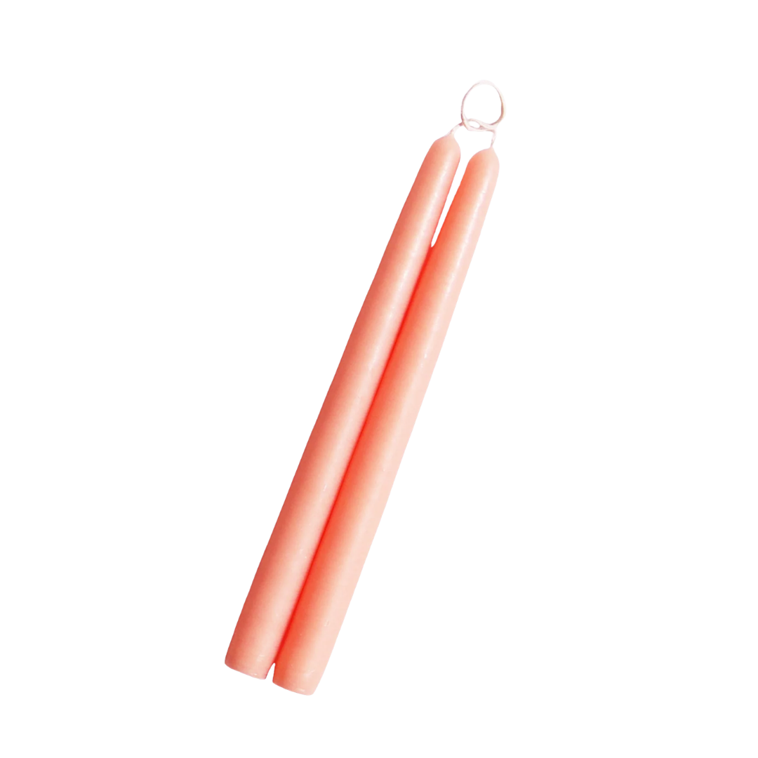10" Hand Dipped Unscented Taper Candles