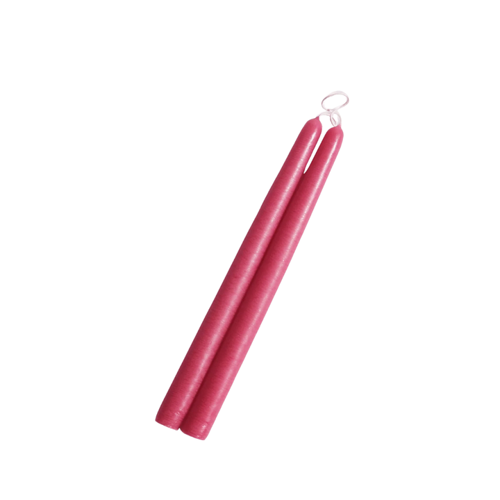 10" Hand Dipped Unscented Taper Candles