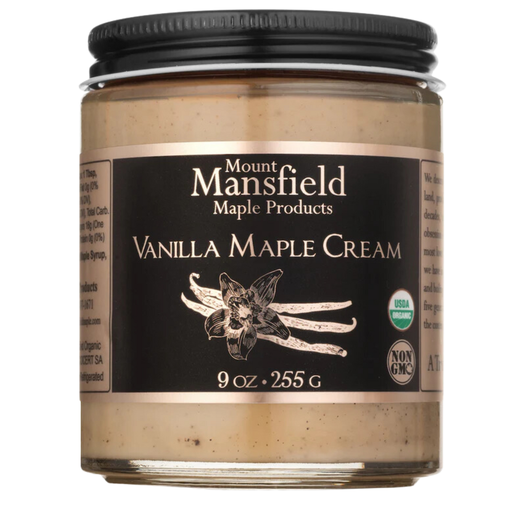 Vanilla Infused Organic Vermont Maple Cream