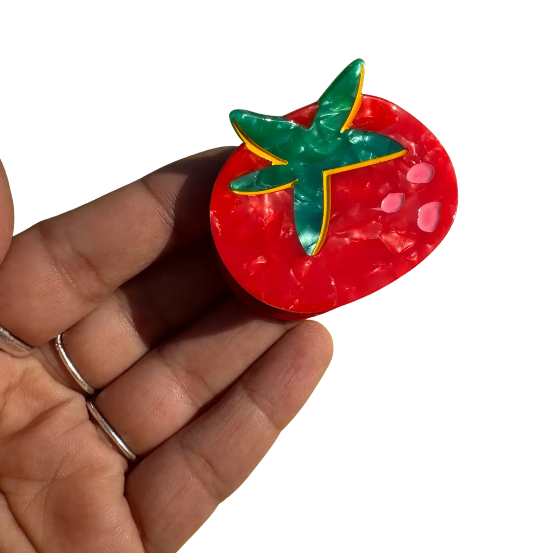 Tiny Tomato Claw Clip