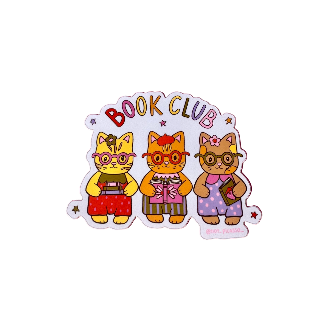 Book Club Sticker