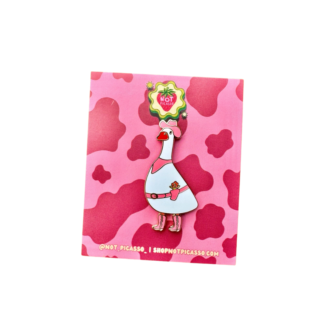 Dolly Goose Enamel Pin