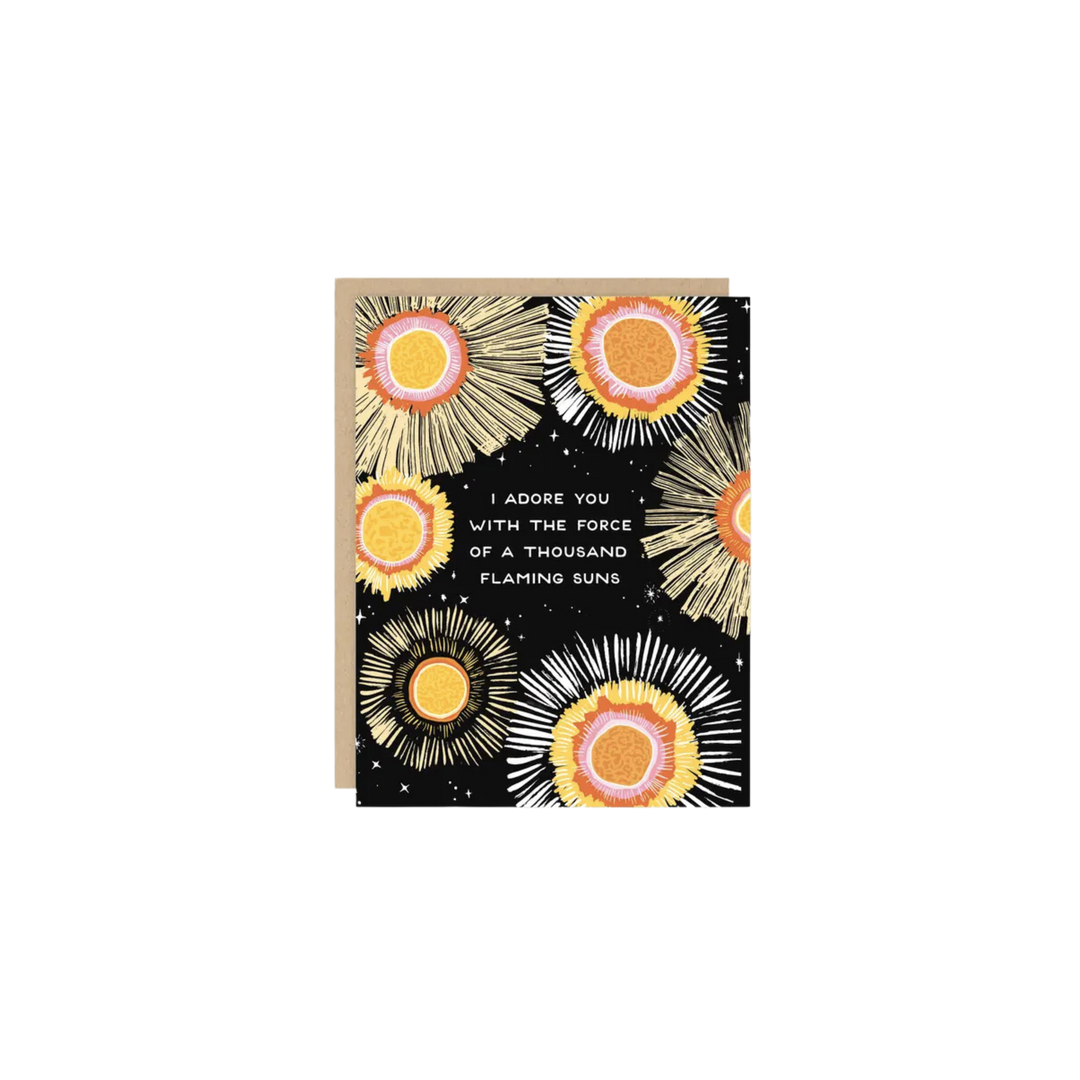 Flaming Suns Card