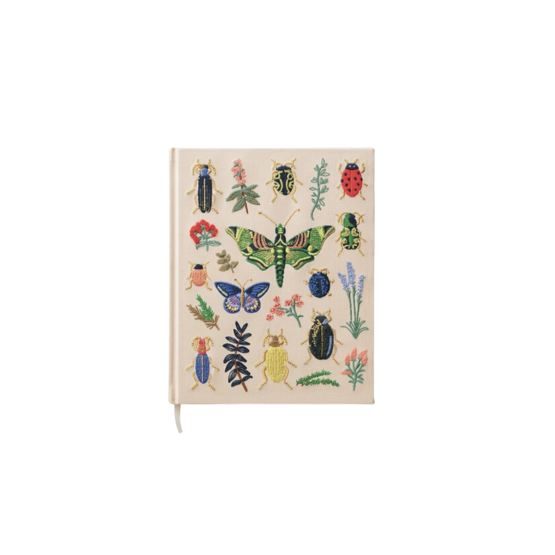 Curio Embroidered Fabric Sketchbook