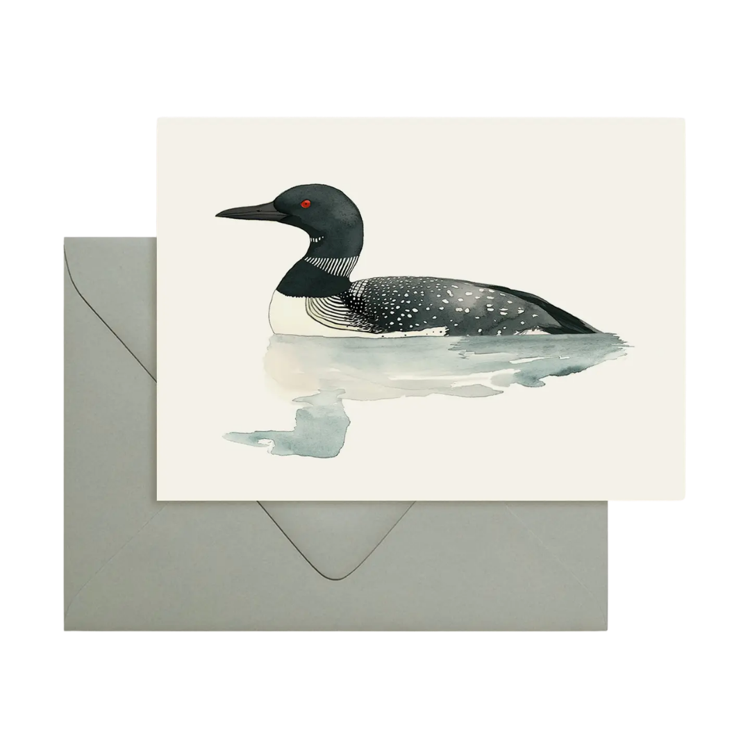 Loon - Single Sleeved Note Card
