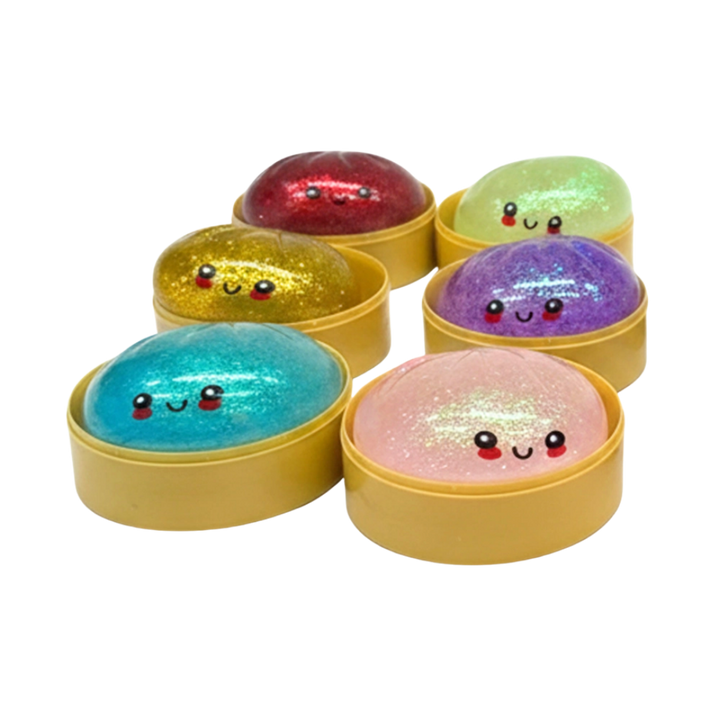 Mystery Squishy Glitter Dumpling Stress Relief Toy