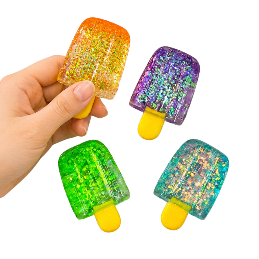 Glitter Popsicle Squish Toy