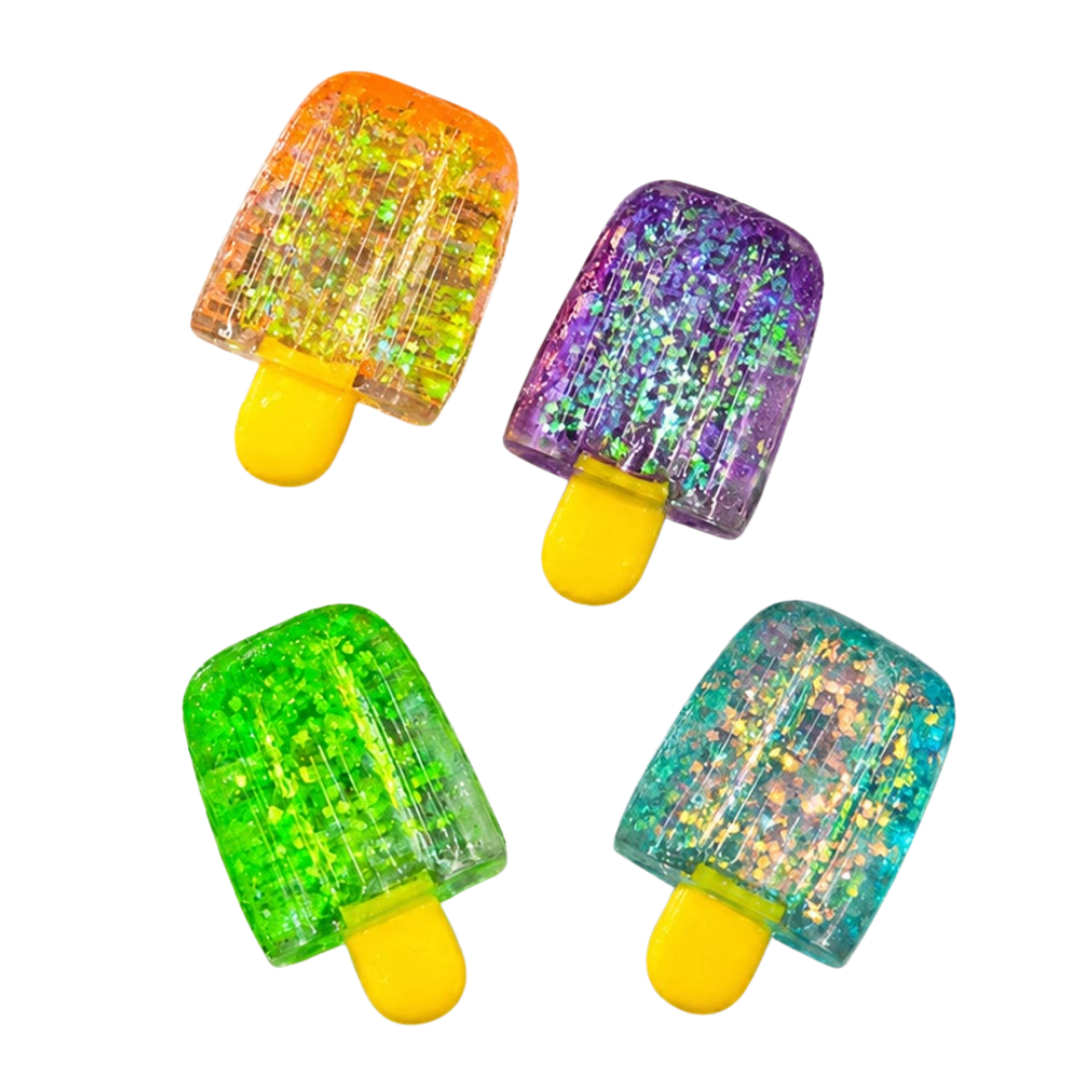 Glitter Popsicle Squish Toy