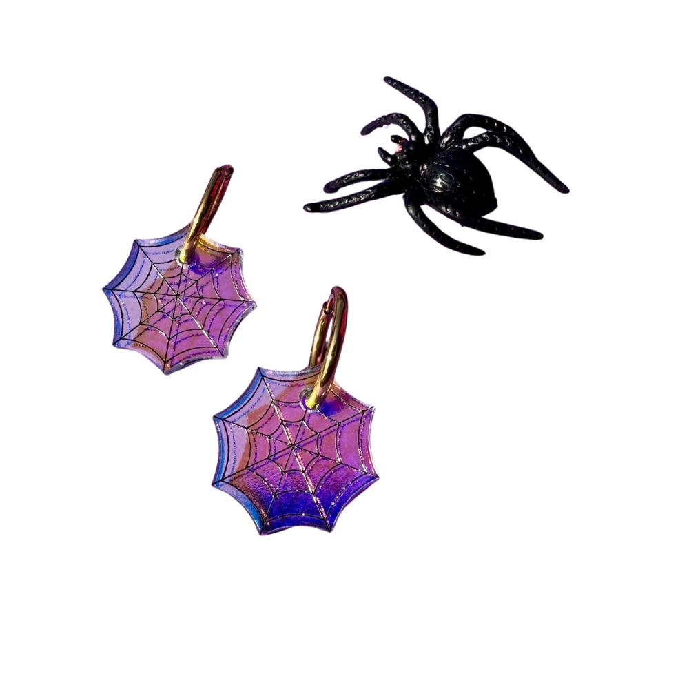 Mini Spiderweb Earrings