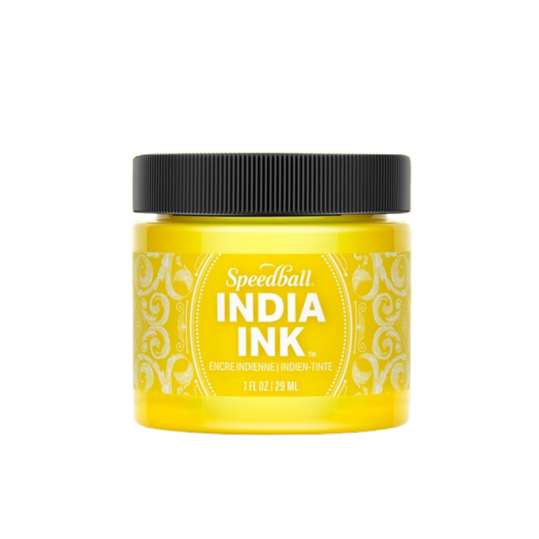 Speedball India Ink 1oz Canary