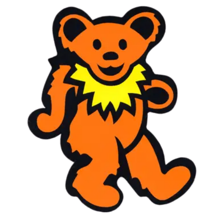 Bear with Necklace Sticker