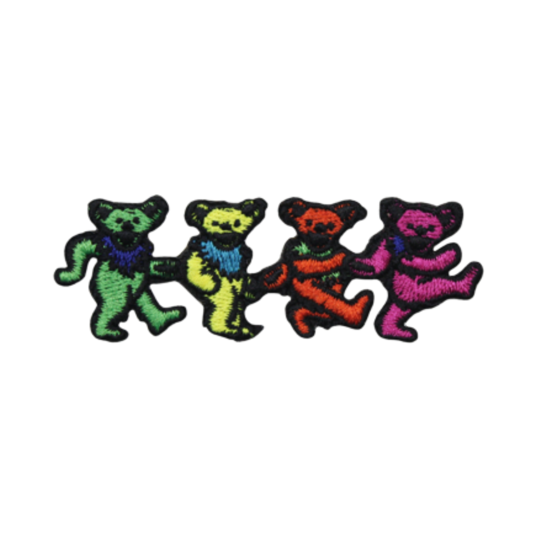 Grateful Dead 4 Jerry Bears Patch