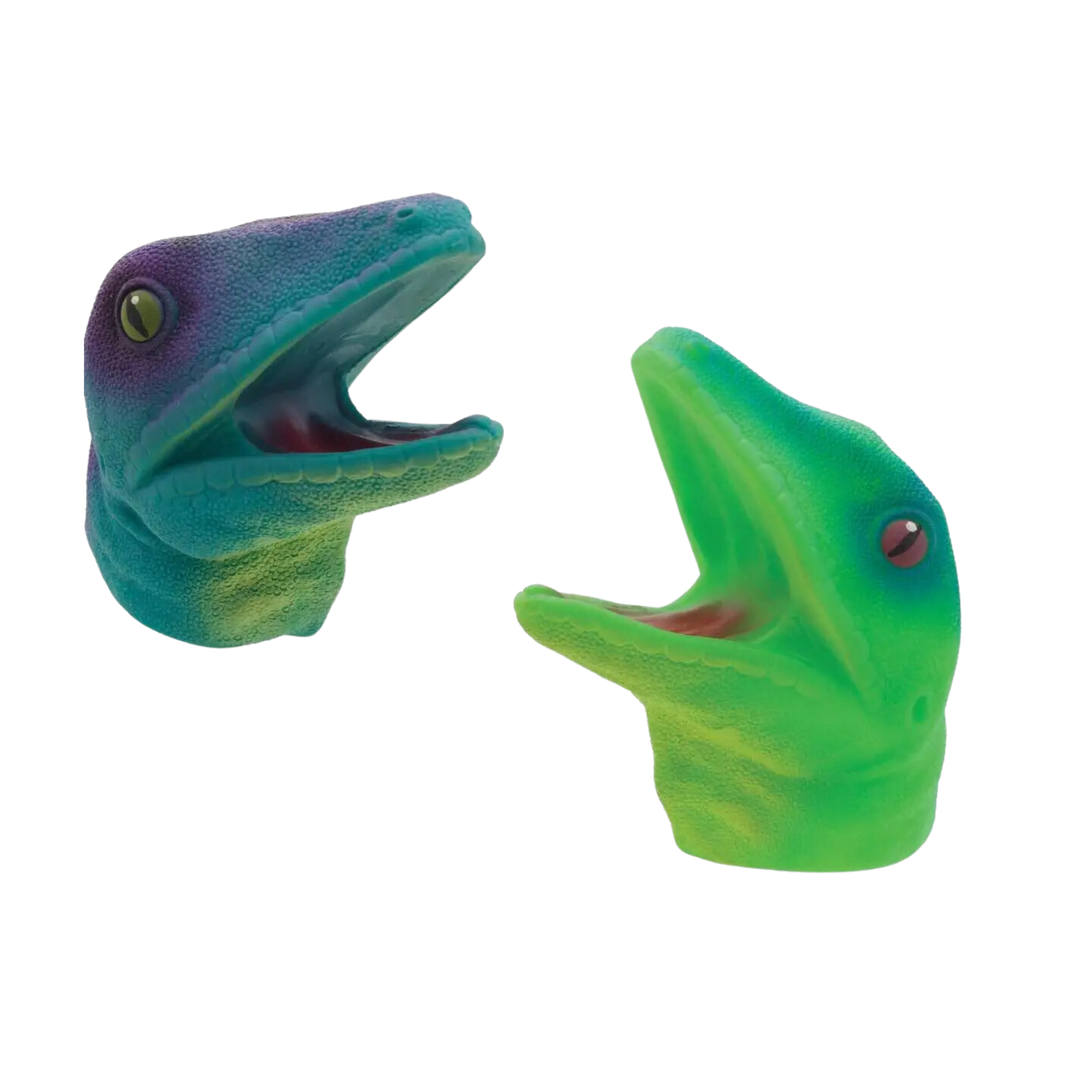 Colorful Lizard Hand Puppets