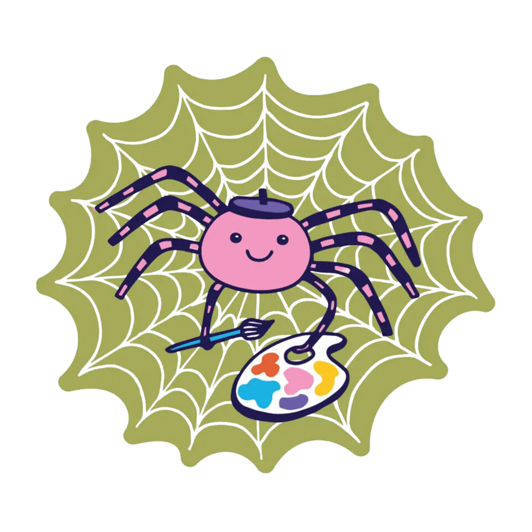 Spider Artist Sticker