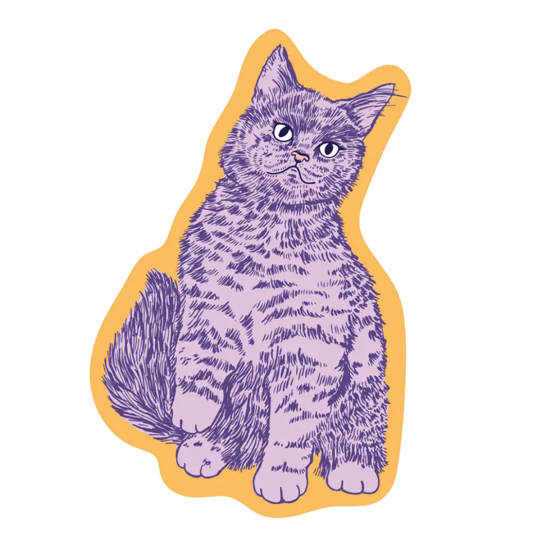 Shorthair Cat Sticker