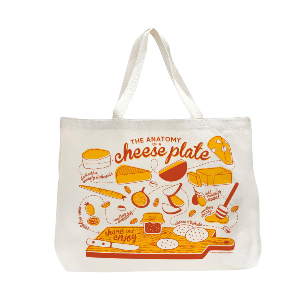 Cheese Plate Tote Bag