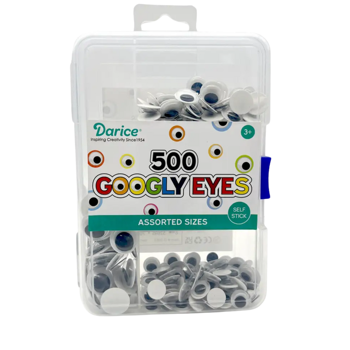 500 Piece Assorted Googly Eyes