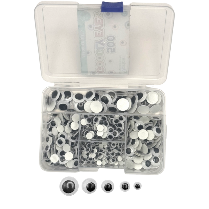 500 Piece Assorted Googly Eyes