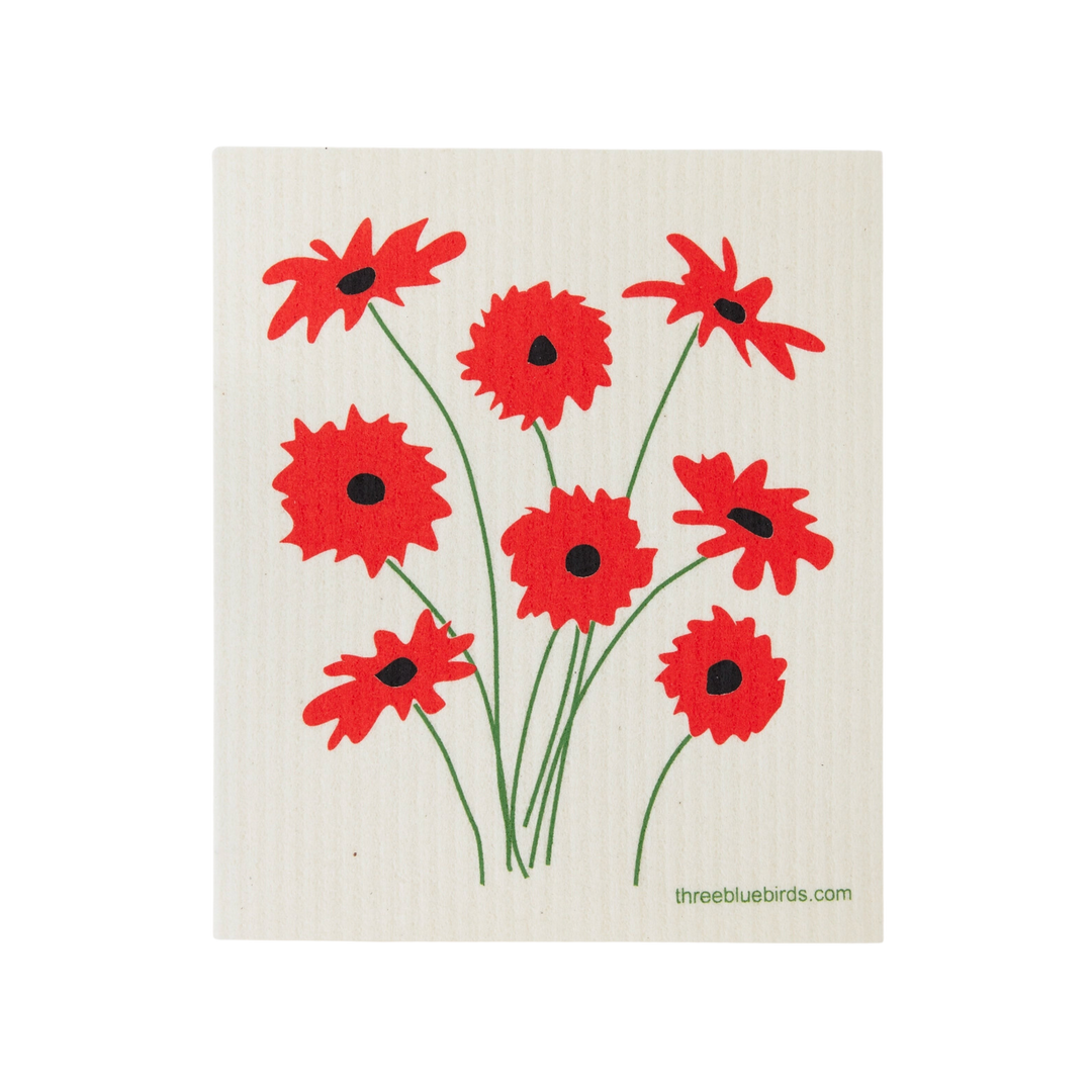 Gerbera Swedish Dishcloth
