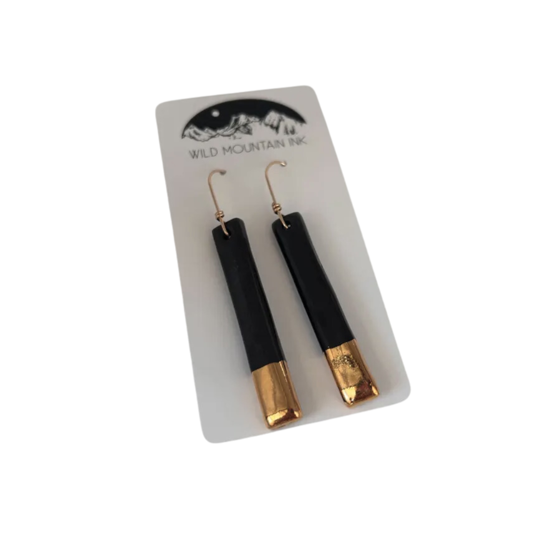 Gold Dipped Luster Earrings