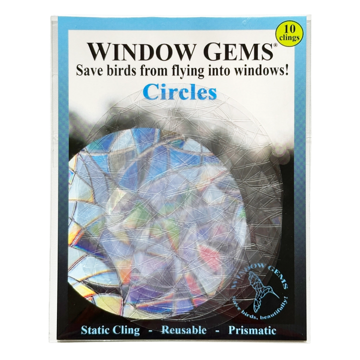 Prismatic Circle Window Clings (10ct)