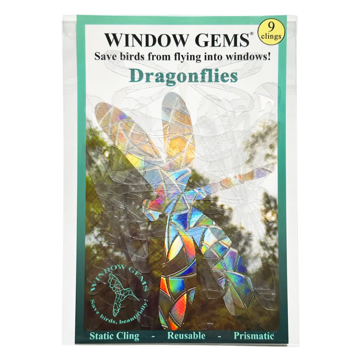 Prismatic Dragonfly Window Clings (9ct)