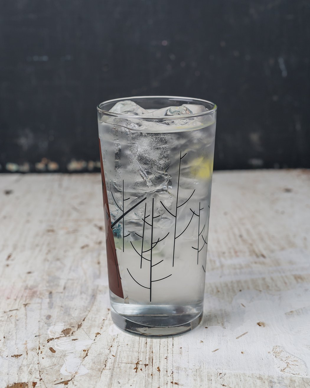 WB Nuthatch Drinking Glass