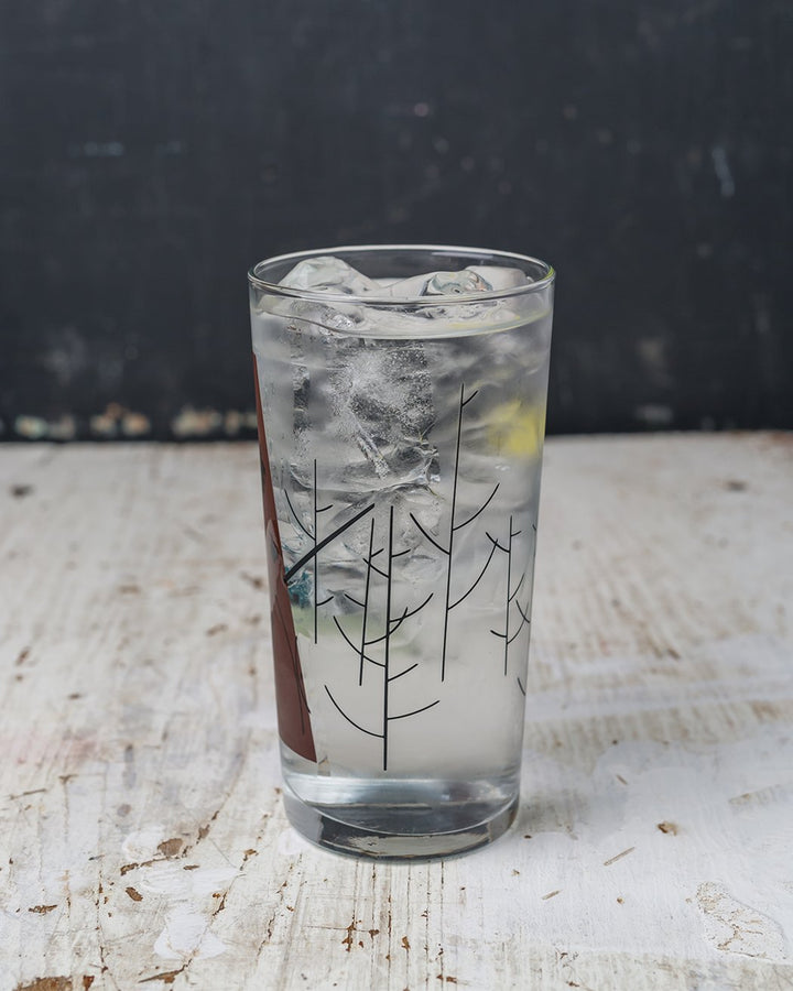 WB Nuthatch Drinking Glass