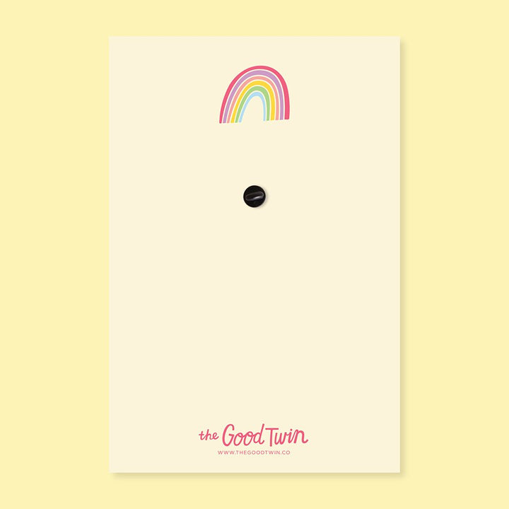 Rainbow Pin and Postcard