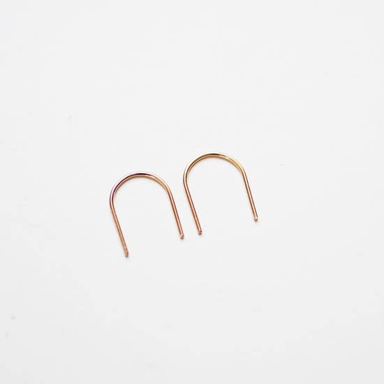 Mini Arc Minimalist Wire Earrings