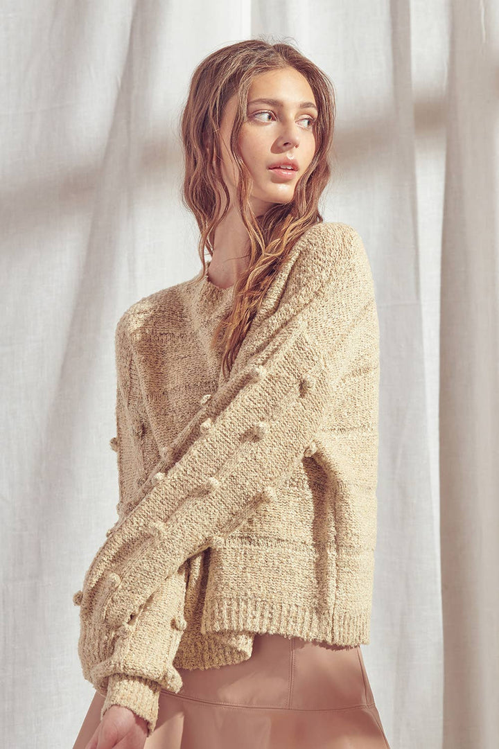 Pom Pom 3D Sweater