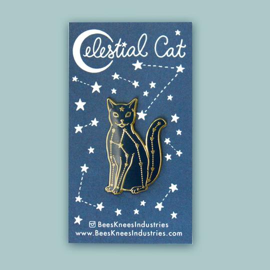 Celestial Cat Pin