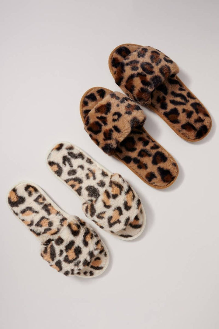 Leopard Print Slippers