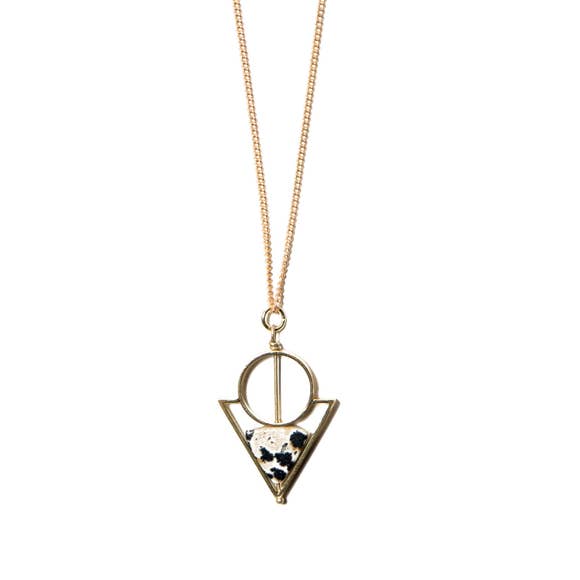 Dalmatian Jasper Paradox Necklace