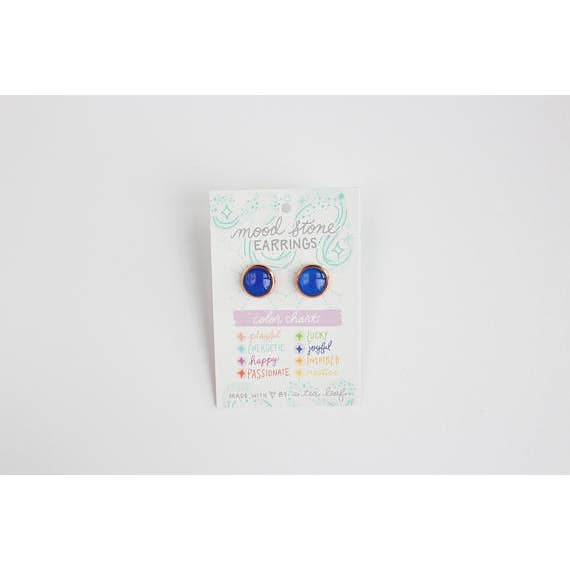 Mood Stone Stud Earrings
