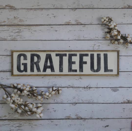 Grateful sign