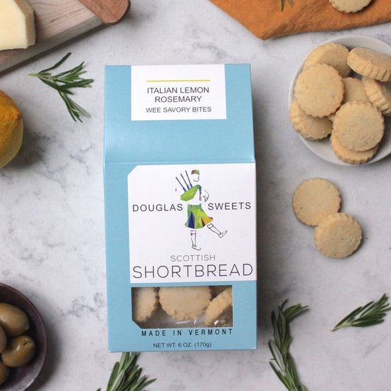 Italian Lemon & Rosemary Shortbread
