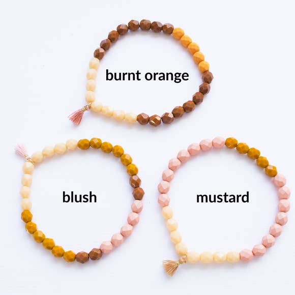 Santa Fe Bead + Tassel Bracelet
