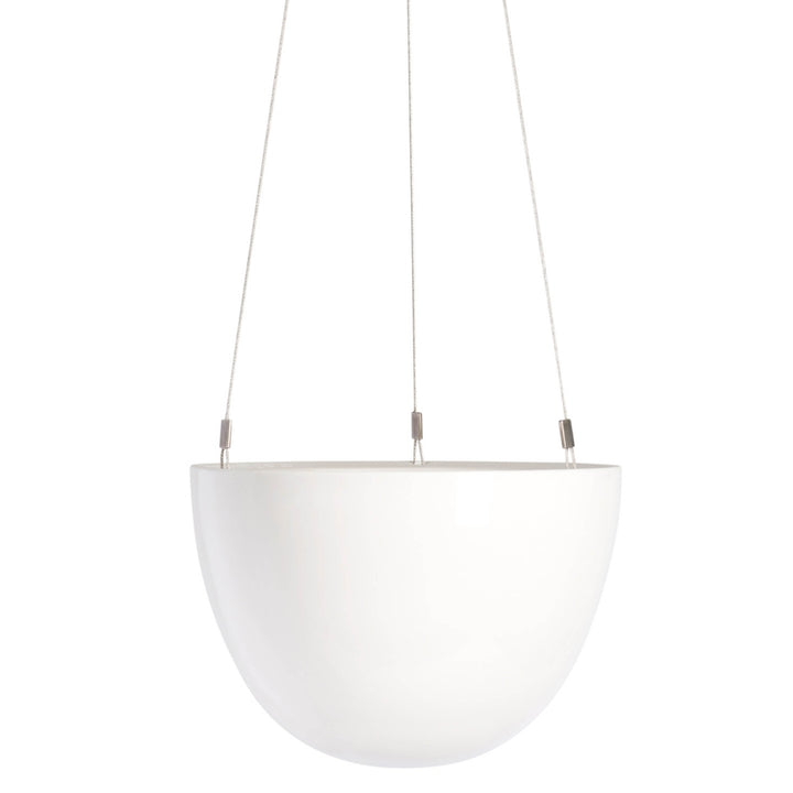 White Hanging Planter