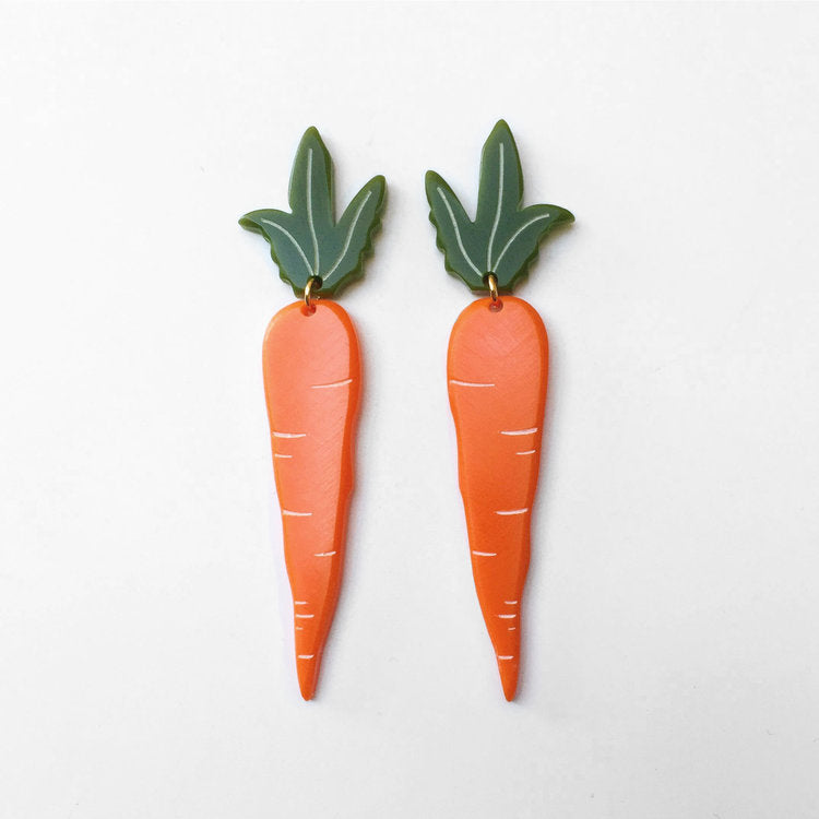 Carrot Earrings Small