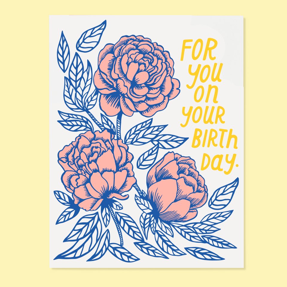 Birthday Rose -Greeting Card