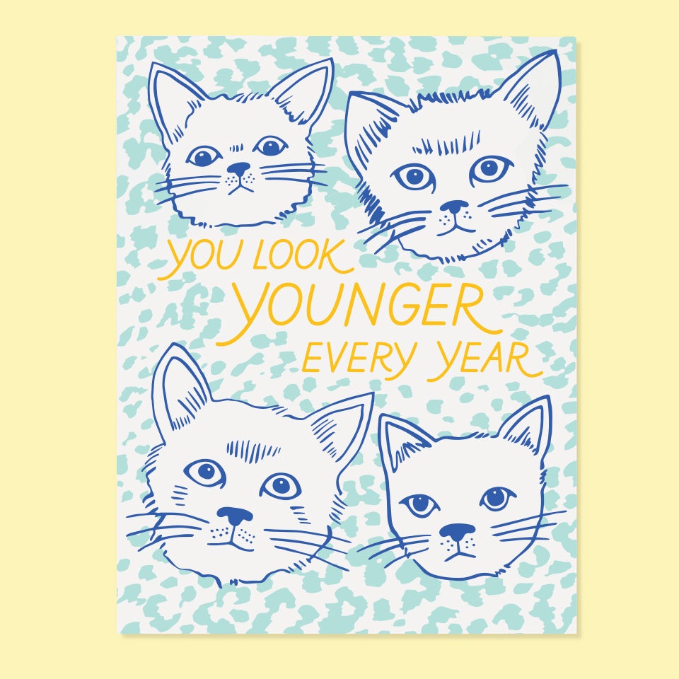 Younger Cats Card
