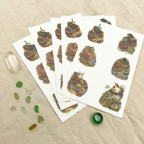 Quilted Forest Sticker Sheet