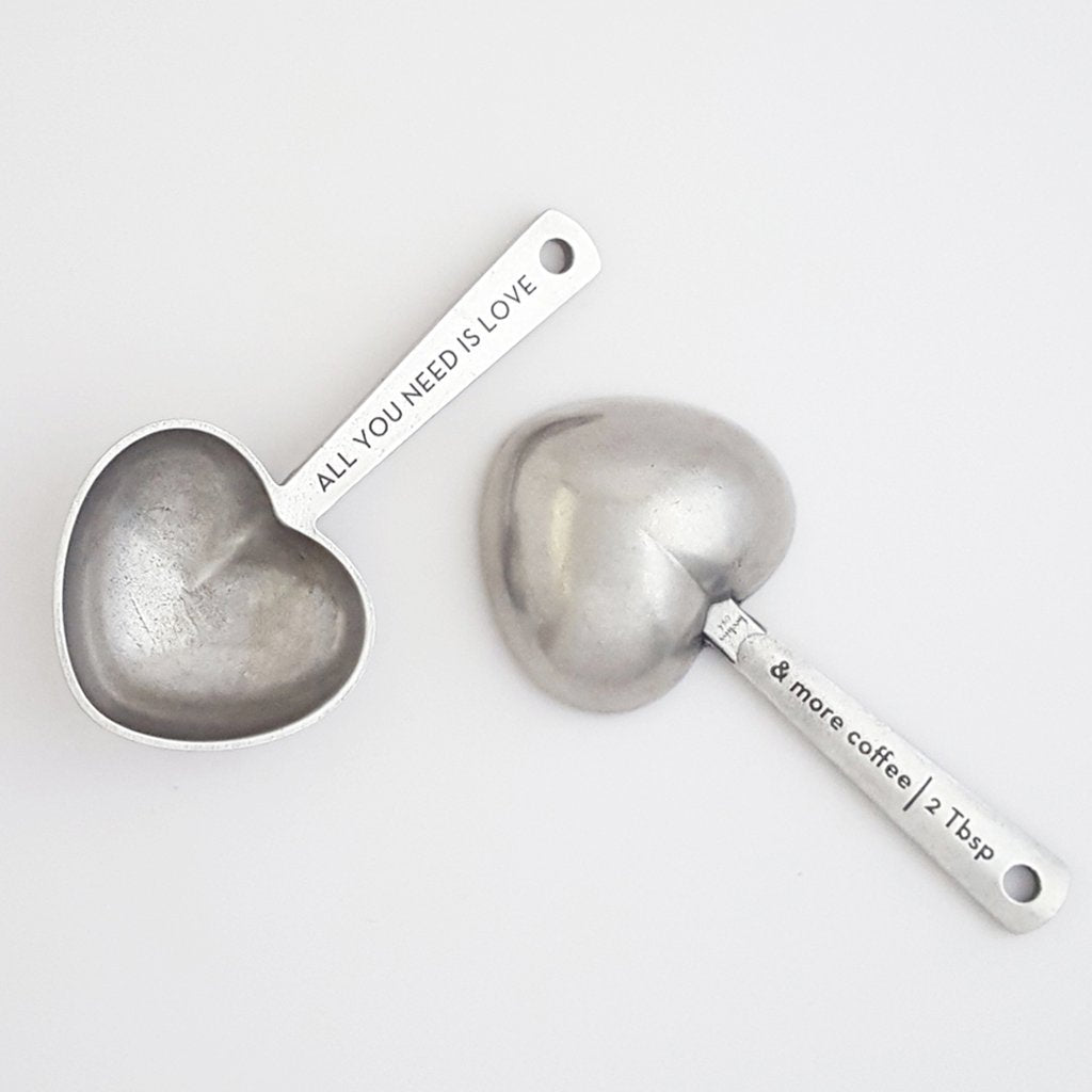 2 tablespoon heart coffee scoop