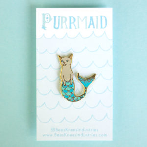 Purrmaid Pin