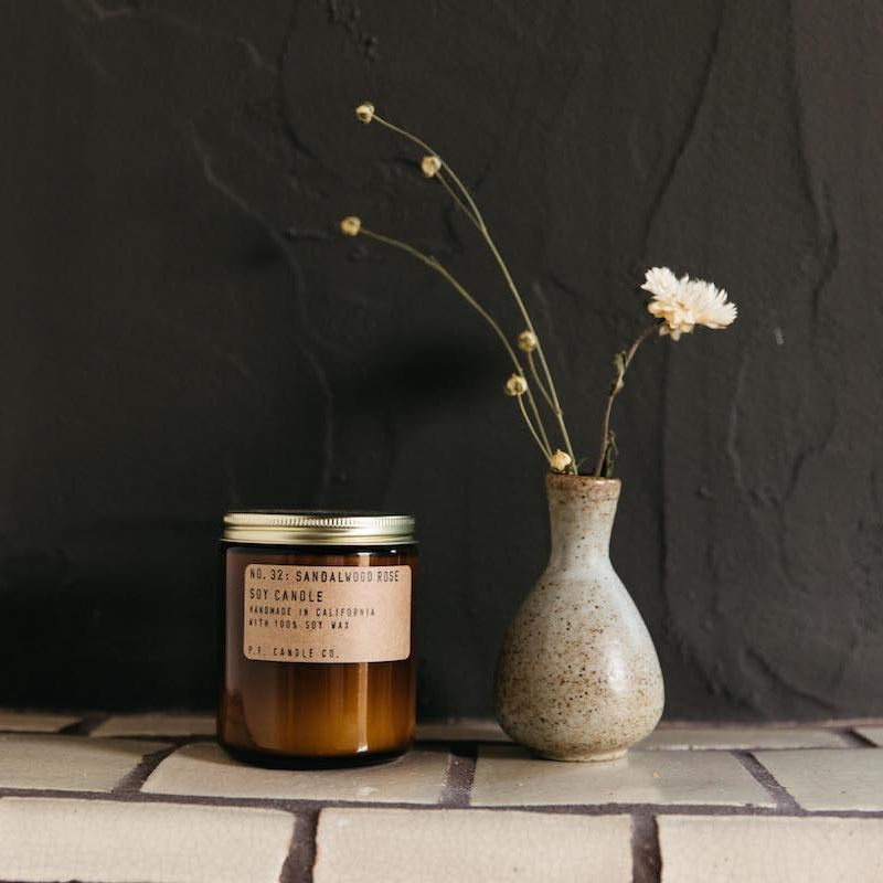 Sandlewood Rose Soy Candle