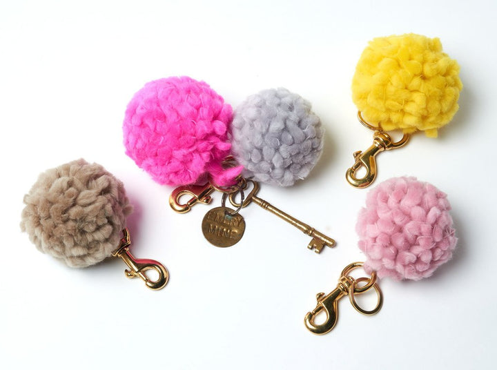 Pompom Keychain DIY Kit