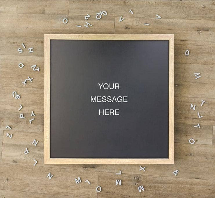 White Letterlove Magnetic Letters