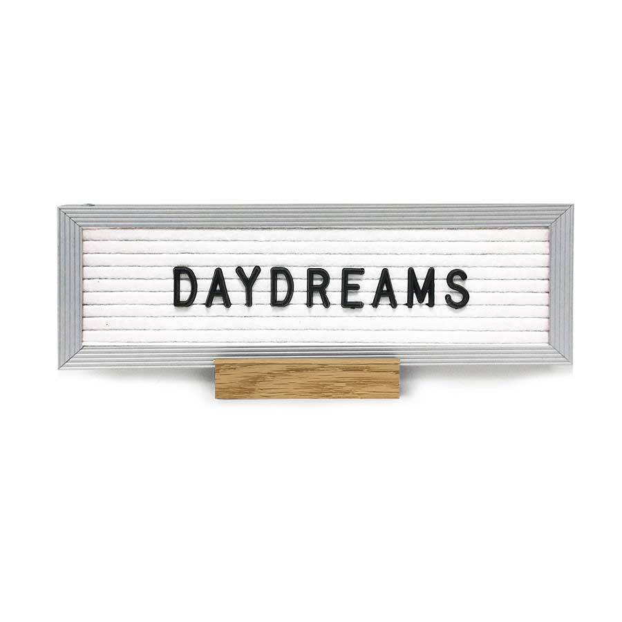 10 x 3.5  Letter Board - White