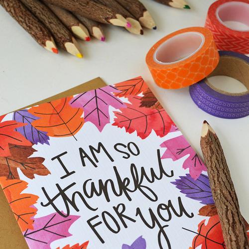 I Am So Thankful Greeting Card